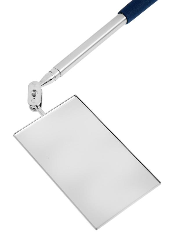 Зеркало телескопическое прямоугольное ТУНДРА, размер 50 х 90 мм, 310 - 480 мм