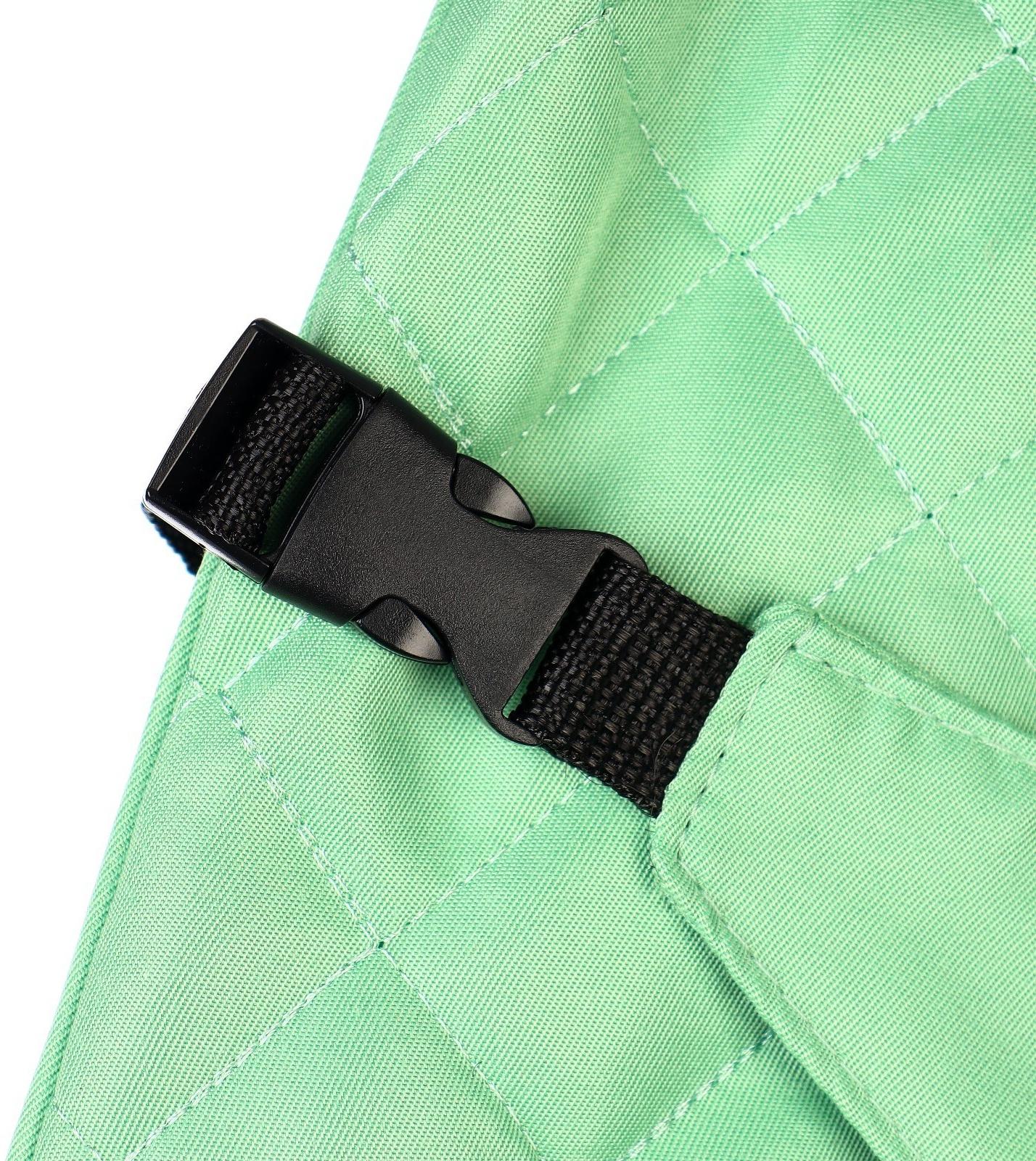 Шезлонг детский, кресло - качалка с игрушками для новорождённых «Крошка Я», цвет зелёный