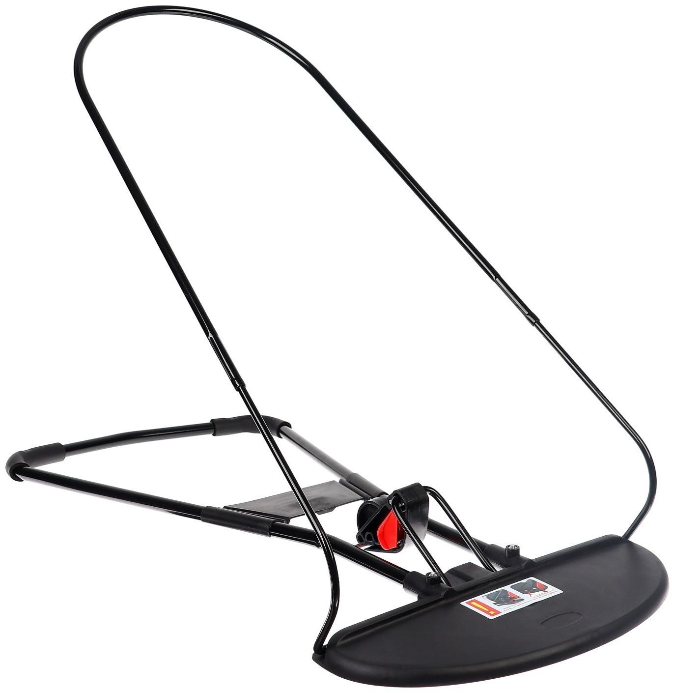 Шезлонг детский, кресло - качалка с игрушками для новорождённых «Крошка Я», цвет зелёный