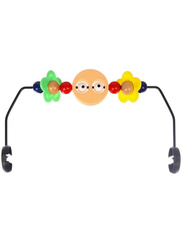 Шезлонг детский, кресло - качалка с игрушками для новорождённых «Крошка Я», цвет зелёный