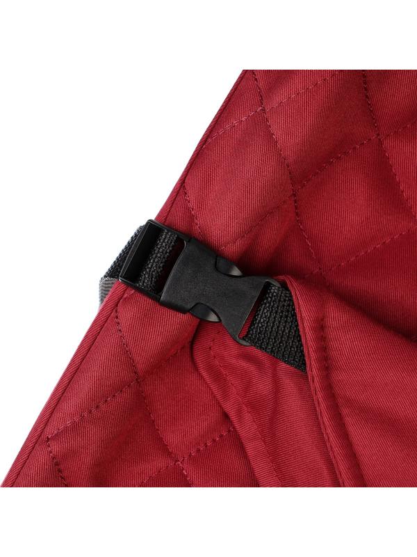 Шезлонг детский, кресло - качалка с игрушками для новорождённых «Крошка Я», цвет бордовый