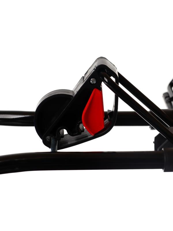 Шезлонг детский, кресло - качалка с игрушками для новорождённых «Крошка Я», цвет бордовый