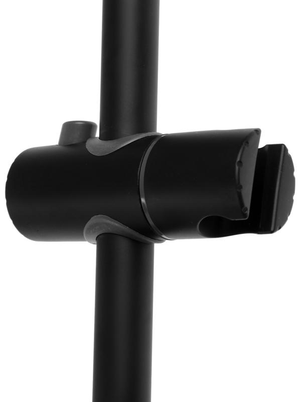 Душевая стойка ZEIN S06, с держателем для душевой лейки, черная