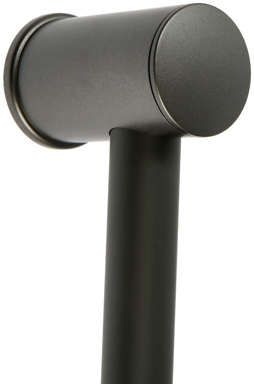 Душевая стойка ZEIN S08, с держателем для душевой лейки, графит