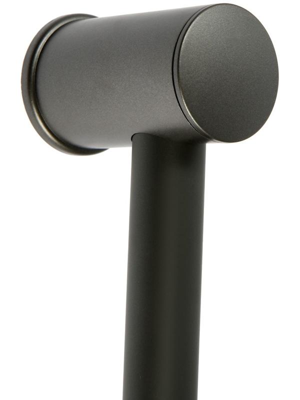 Душевая стойка ZEIN S08, с держателем для душевой лейки, графит