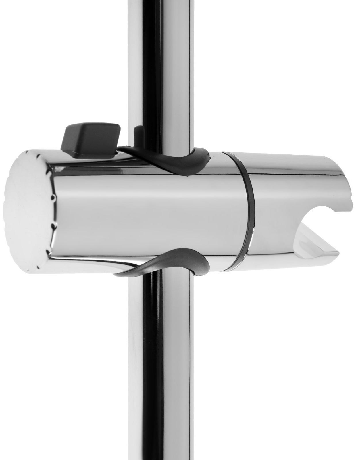 Душевая стойка ZEIN S09, с держателем для душевой лейки, хром