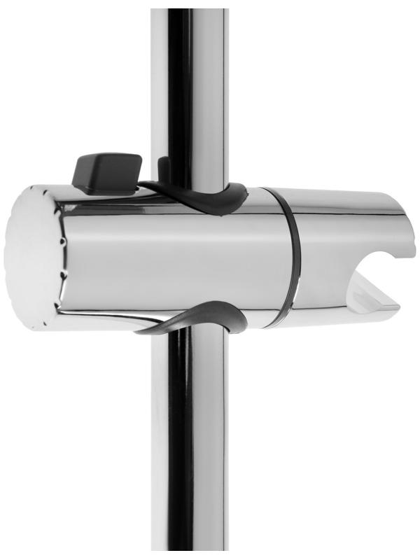Душевая стойка ZEIN S09, с держателем для душевой лейки, хром