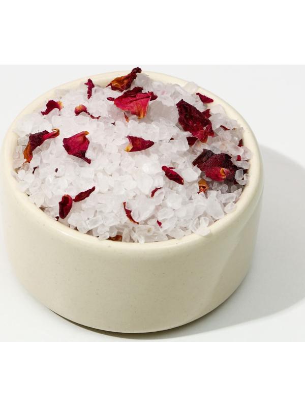 Соль для ванны с лепестками дикой розы, 150 г