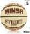 Мяч баскетбольный MINSA Street, ПВХ, клееный, 8 панелей, р. 5