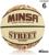 Мяч баскетбольный MINSA Street, ПВХ, клееный, 8 панелей, р. 6