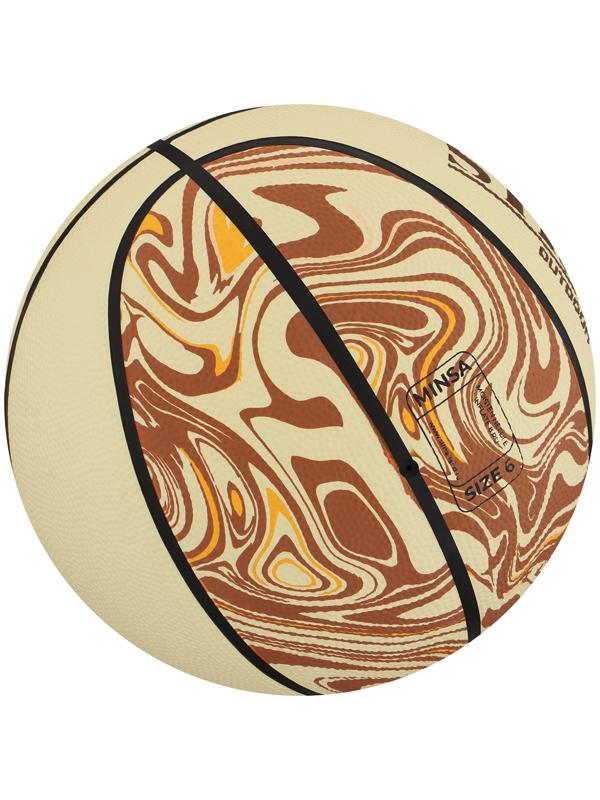 Мяч баскетбольный MINSA Street, ПВХ, клееный, 8 панелей, р. 6