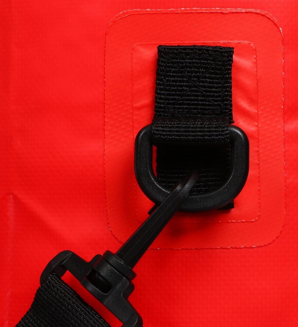 Гермомешок YUGANA, ПВХ, водонепроницаемый 40 литров, один ремень, красный