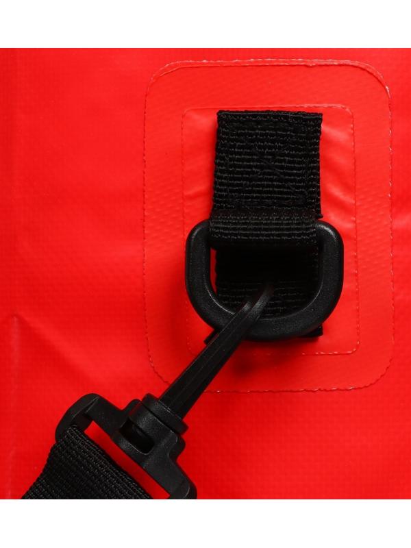 Гермомешок YUGANA, ПВХ, водонепроницаемый 40 литров, один ремень, красный