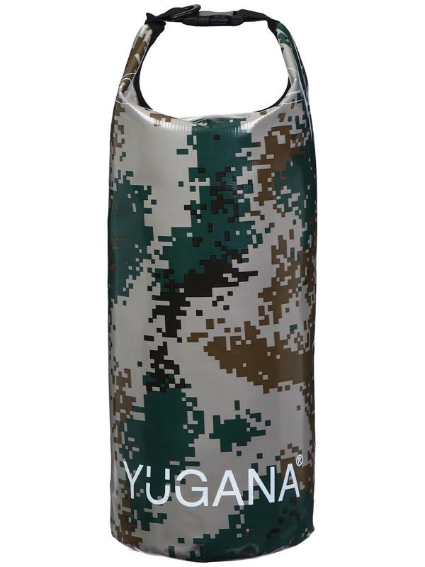 Гермомешок YUGANA, ПВХ, водонепроницаемый 20 литров, один ремень, камуфляж