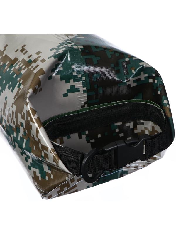 Гермомешок YUGANA, ПВХ, водонепроницаемый 20 литров, один ремень, камуфляж