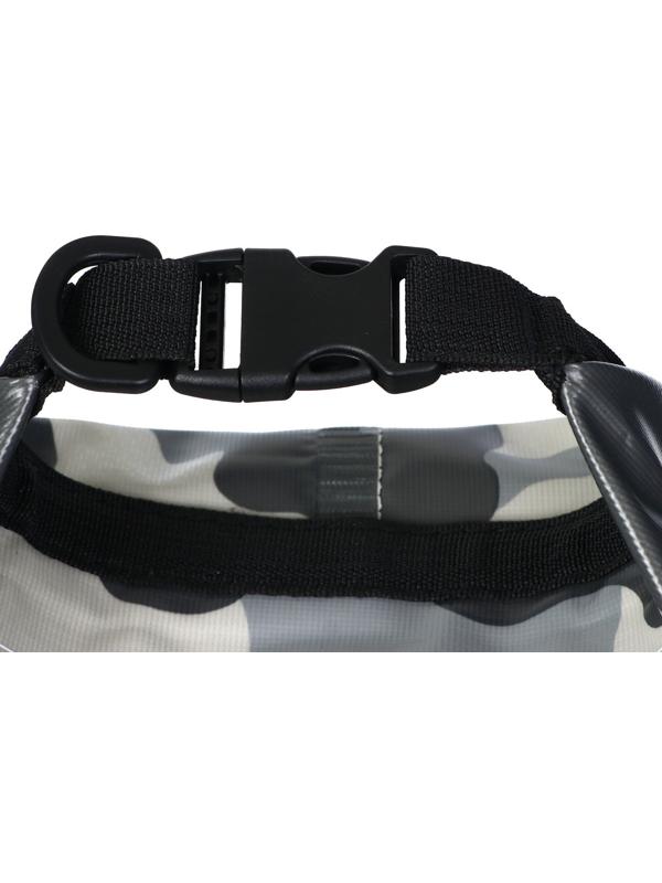 Гермомешок YUGANA, ПВХ, водонепроницаемый 20 литров, один ремень, камуфляж-цифра