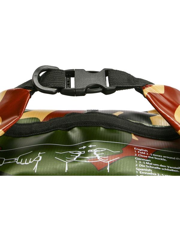 Гермомешок YUGANA, ПВХ, водонепроницаемый 30 литров, один ремень, хаки