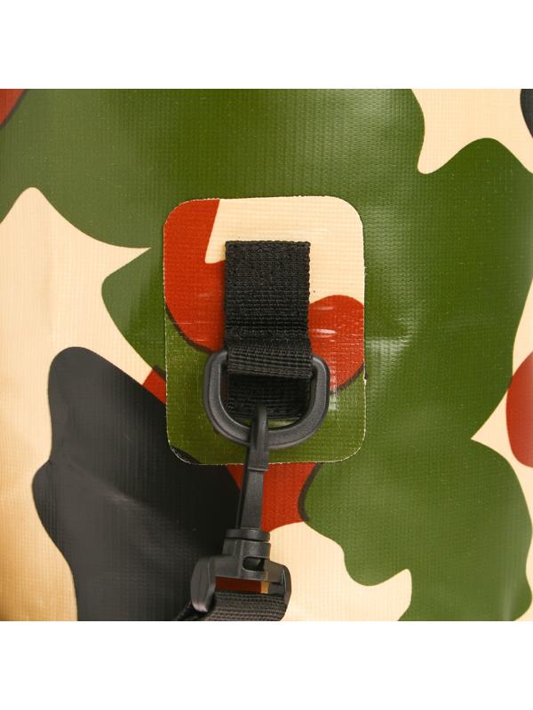 Гермомешок YUGANA, ПВХ, водонепроницаемый 30 литров, один ремень, хаки