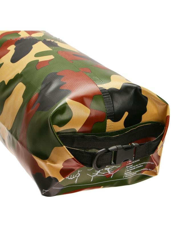 Гермомешок YUGANA, ПВХ, водонепроницаемый 30 литров, один ремень, хаки