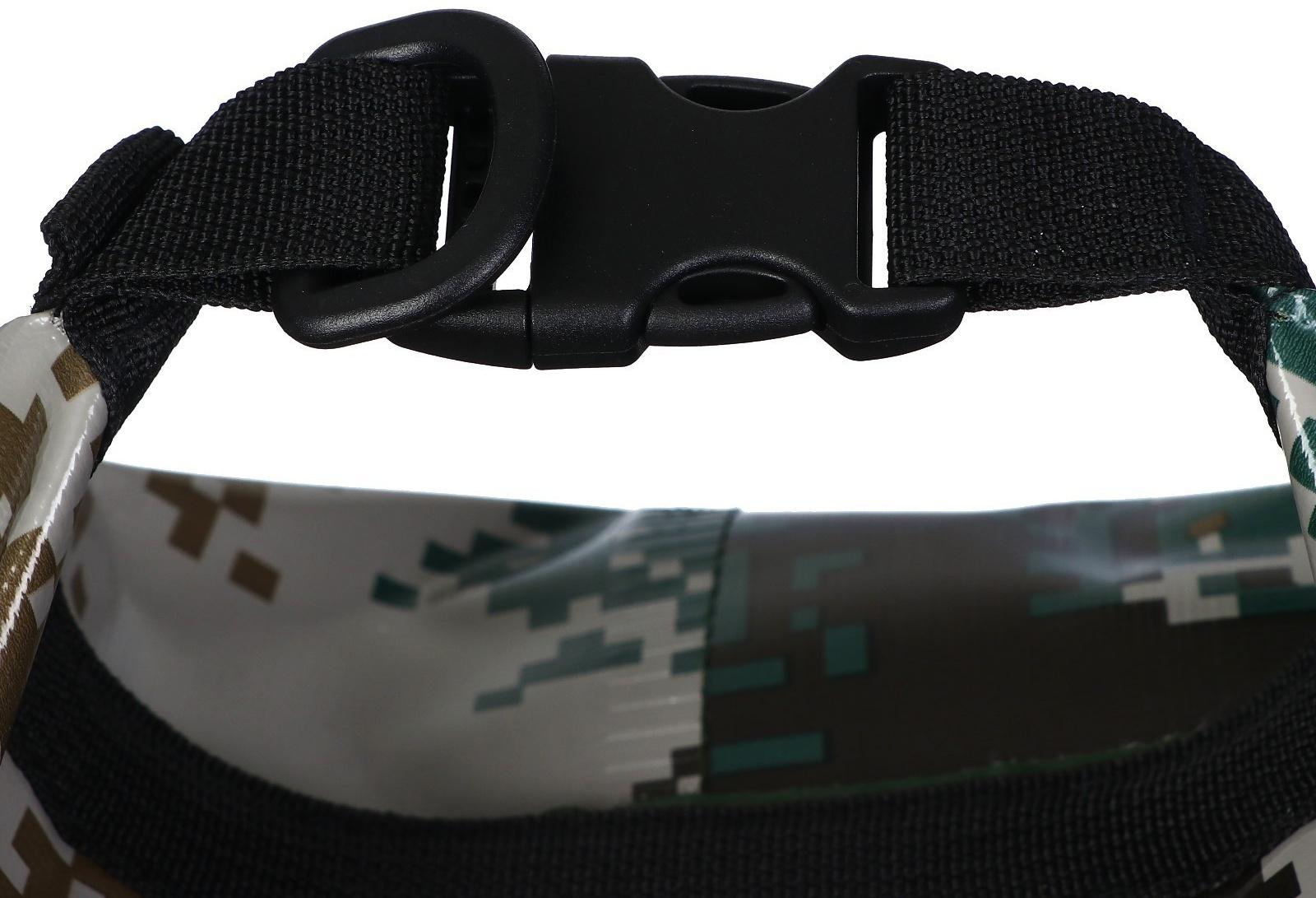 Гермомешок YUGANA, ПВХ, водонепроницаемый 30 литров, один ремень, камуфляж