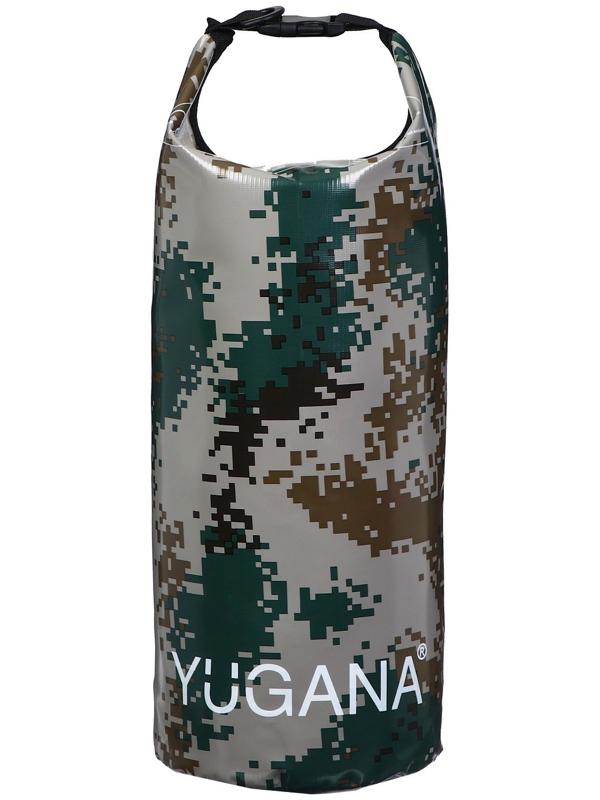 Гермомешок YUGANA, ПВХ, водонепроницаемый 30 литров, один ремень, камуфляж