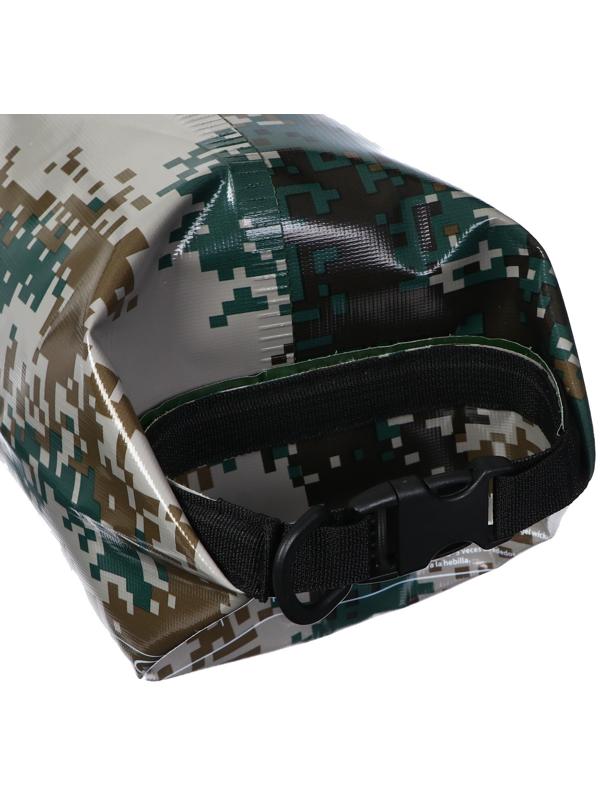 Гермомешок YUGANA, ПВХ, водонепроницаемый 30 литров, один ремень, камуфляж