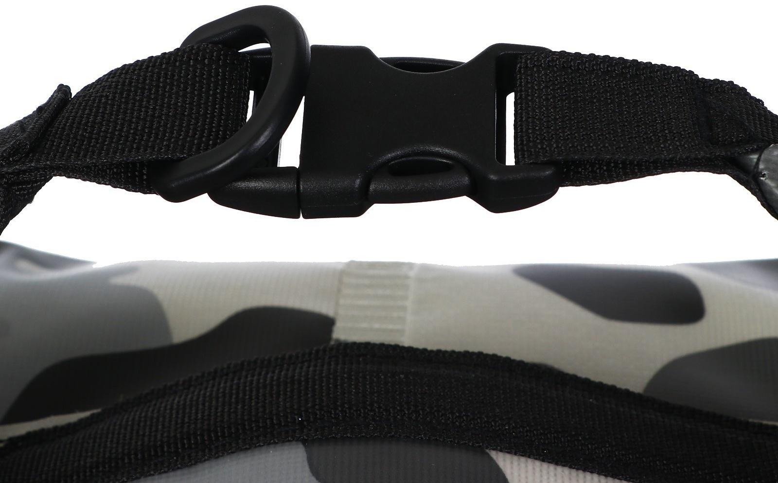 Гермомешок YUGANA, ПВХ, водонепроницаемый 30 литров, один ремень, камуфляж