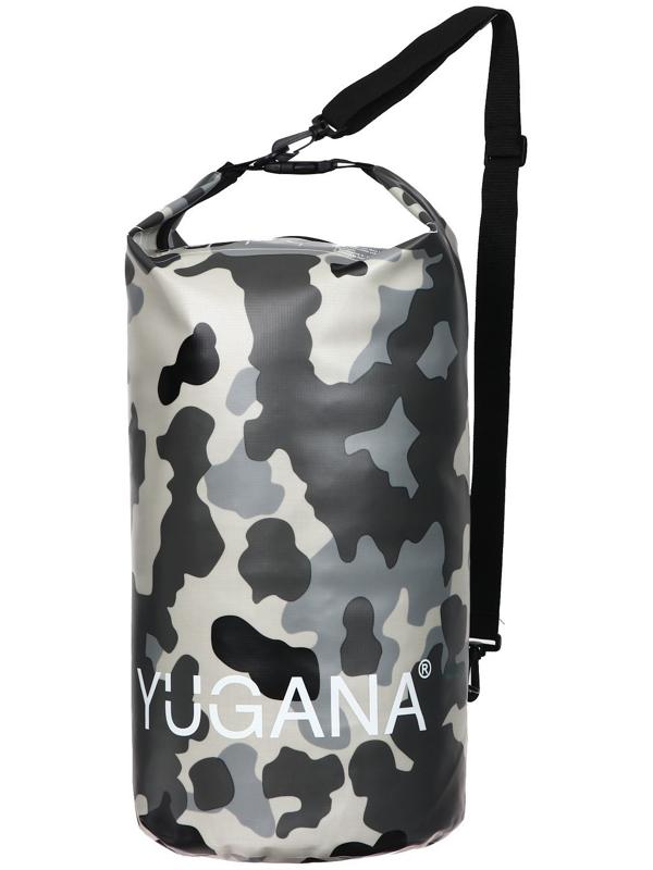 Гермомешок YUGANA, ПВХ, водонепроницаемый 30 литров, один ремень, камуфляж