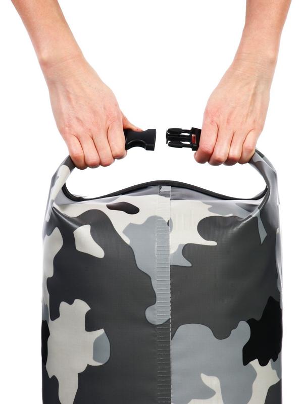 Гермомешок YUGANA, ПВХ, водонепроницаемый 30 литров, один ремень, камуфляж