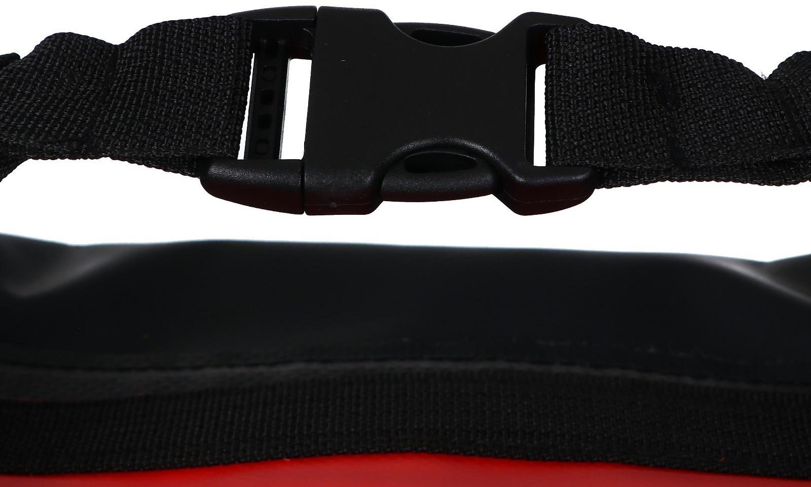 Герморюкзак YUGANA, ПВХ, водонепроницаемый 20 литров, красный