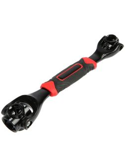 Универсальный ключ ТУНДРА, 45 сталь, 2К рукоятка, 8-10-12-13-14-17-19-22 мм