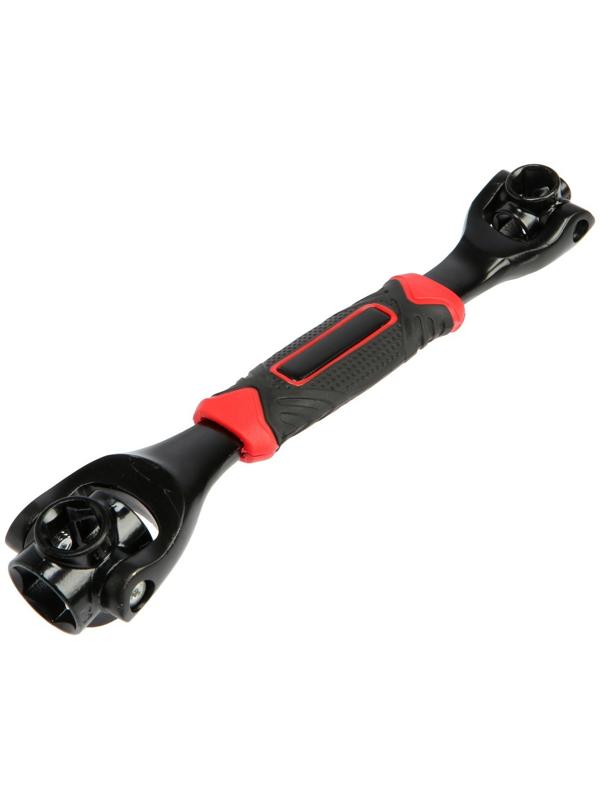 Универсальный ключ ТУНДРА, 45 сталь, 2К рукоятка, 8-10-12-13-14-17-19-22 мм