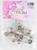 Стразы пришивные «Круг», в оправе, d = 10 мм, 20 шт, цвет белый опал