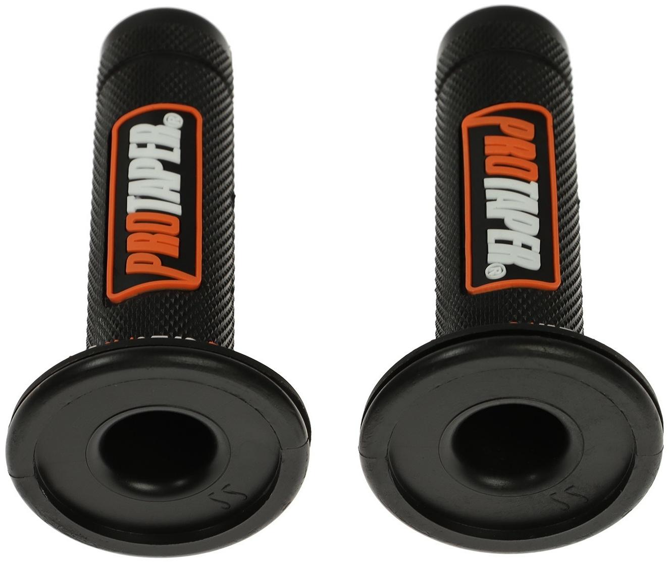 Грипсы универсальные, противоскользящие 24×120 мм, набор 2 шт, оранжевые