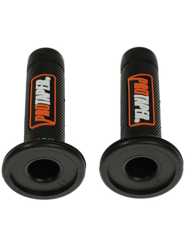 Грипсы универсальные, противоскользящие 24×120 мм, набор 2 шт, оранжевые