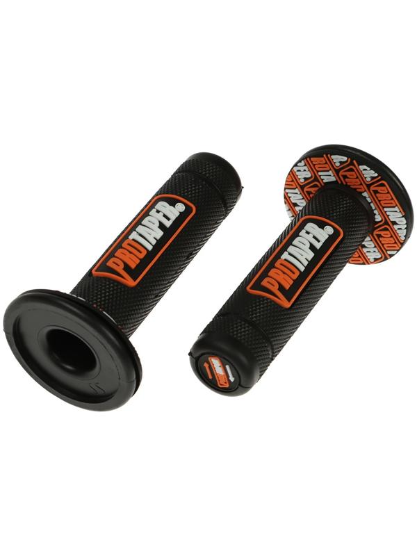Грипсы универсальные, противоскользящие 24×120 мм, набор 2 шт, оранжевые