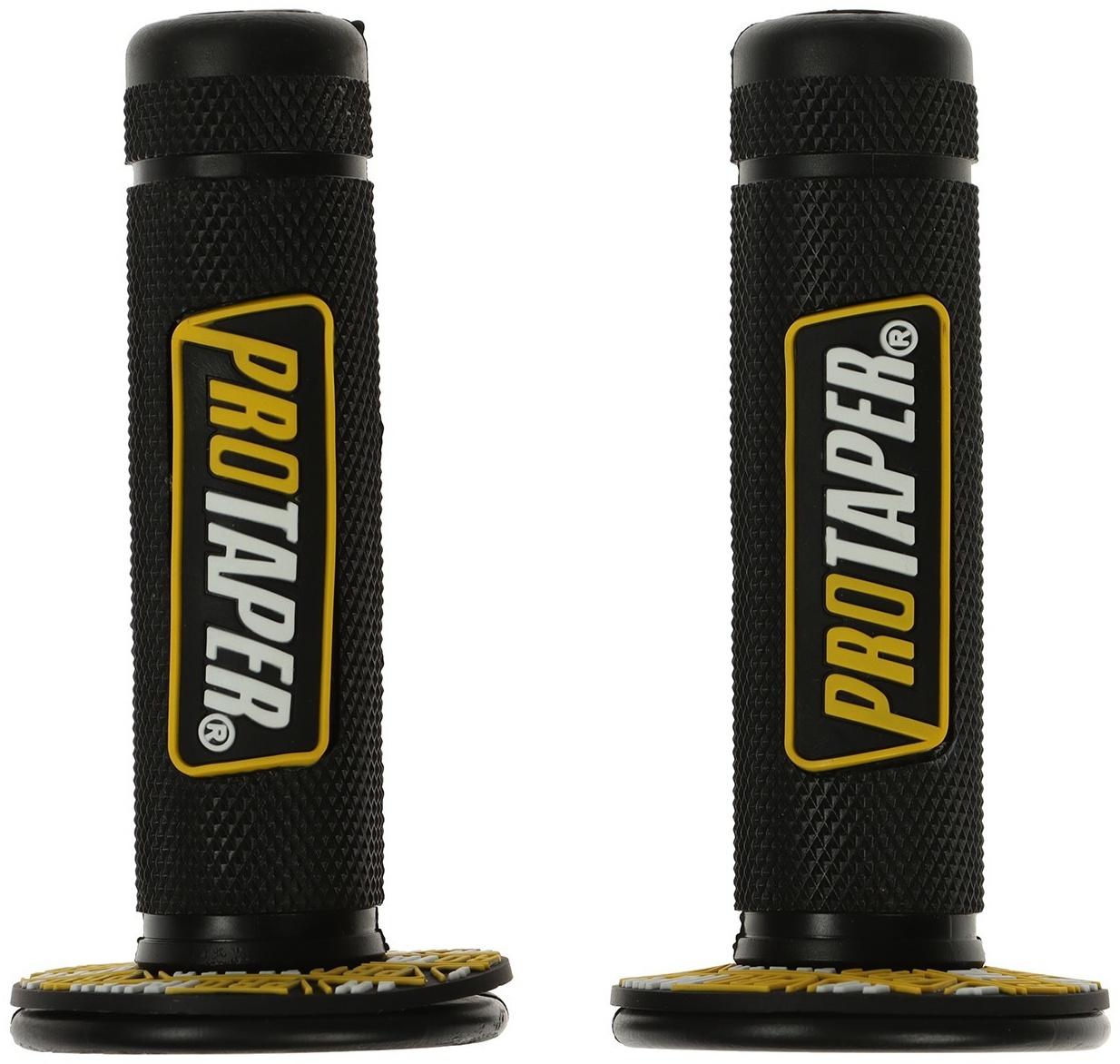 Грипсы универсальные, противоскользящие 24×120 мм, набор 2 шт, желтые