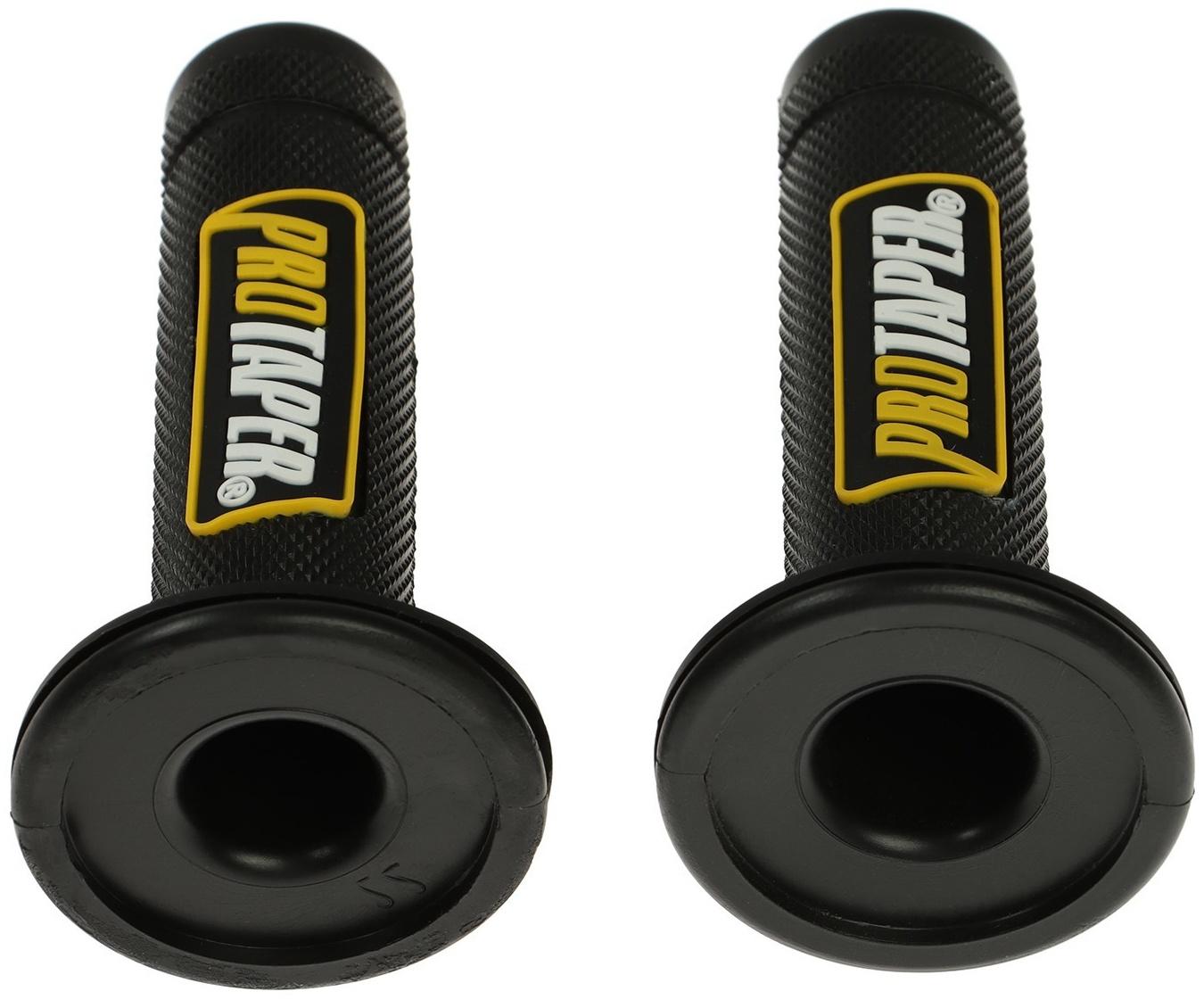 Грипсы универсальные, противоскользящие 24×120 мм, набор 2 шт, желтые