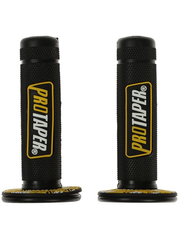 Грипсы универсальные, противоскользящие 24×120 мм, набор 2 шт, желтые