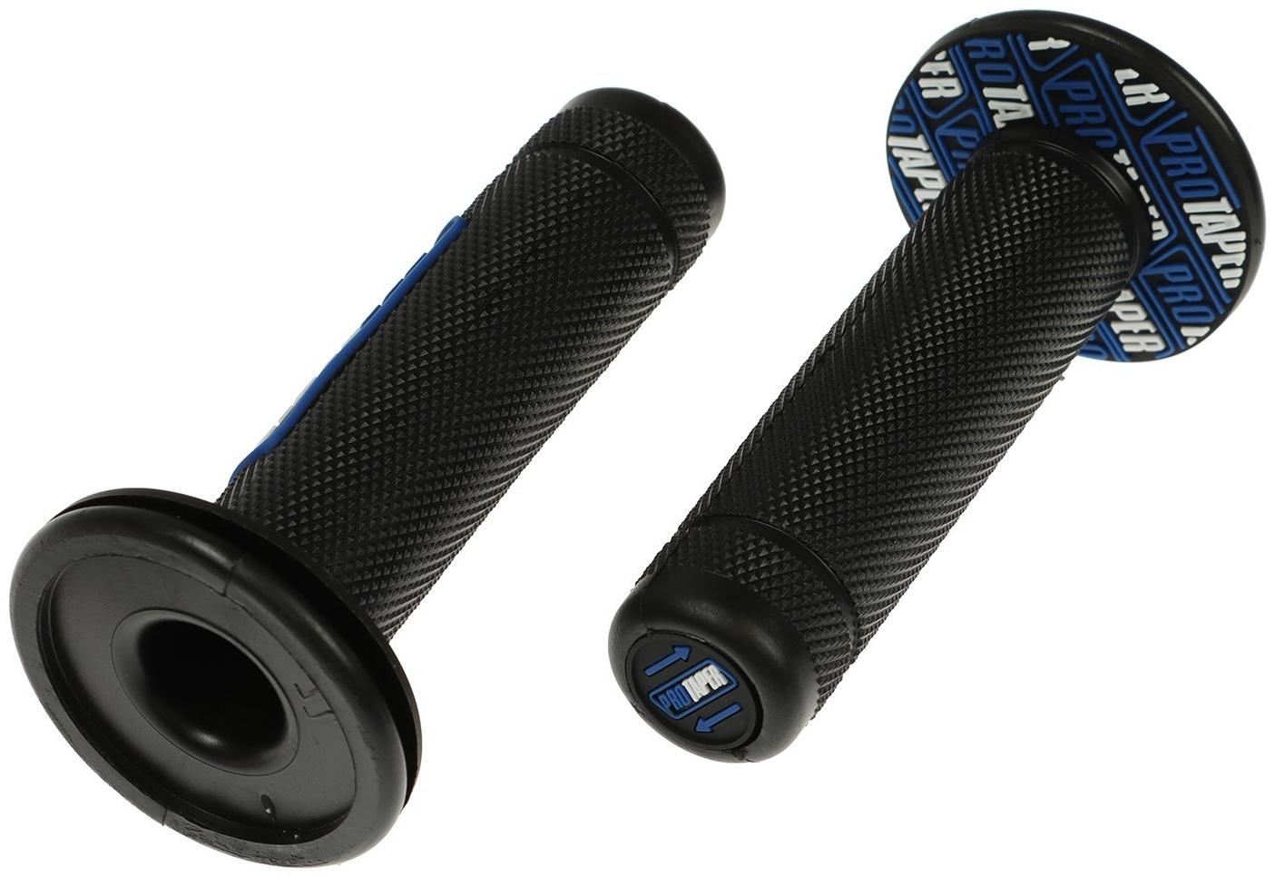 Грипсы универсальные, противоскользящие 24×120 мм, набор 2 шт, синие