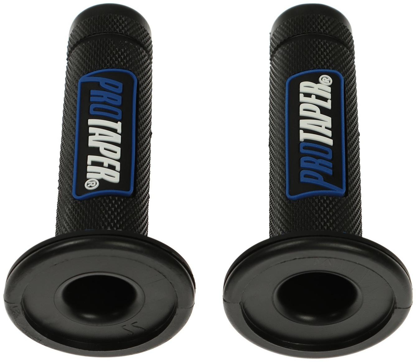 Грипсы универсальные, противоскользящие 24×120 мм, набор 2 шт, синие