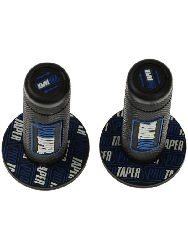 Грипсы универсальные, противоскользящие 24×120 мм, набор 2 шт, синие