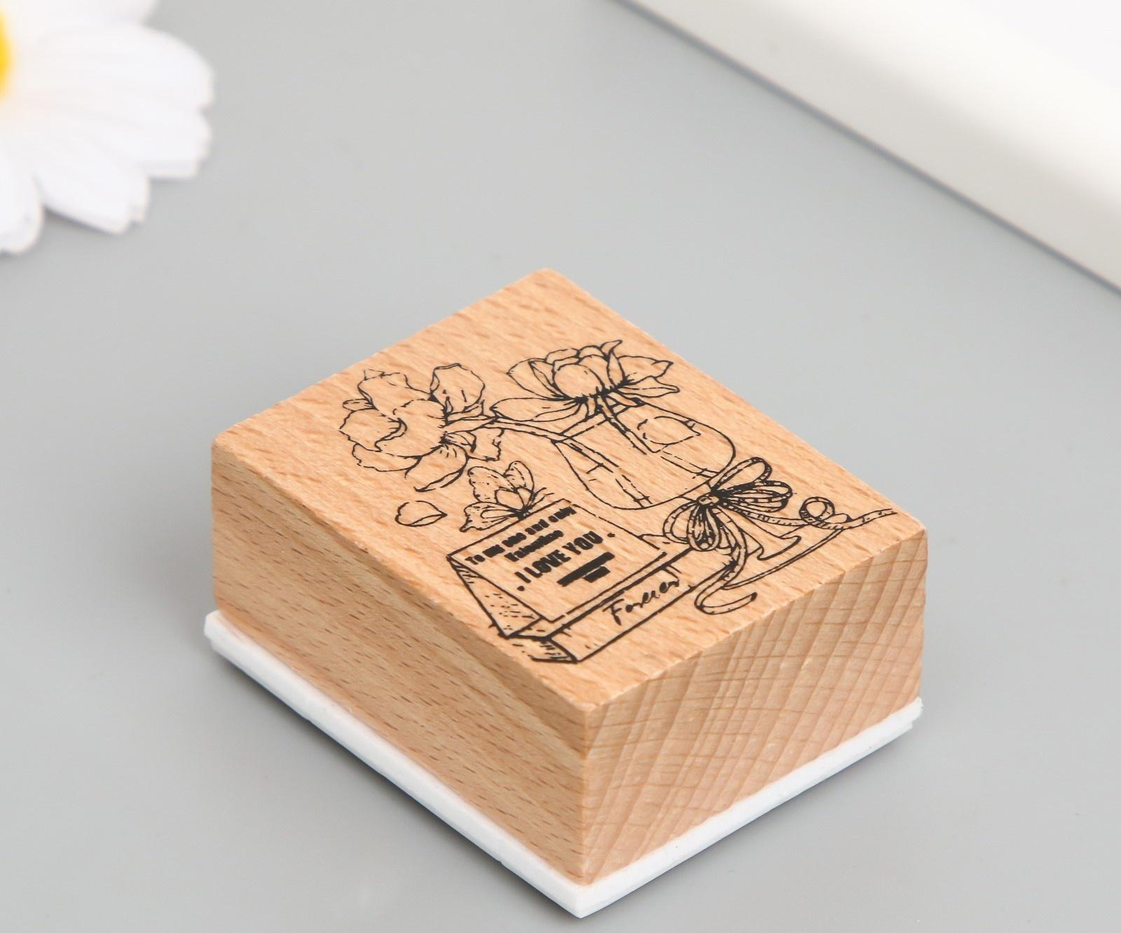 Печать дерево, резина 