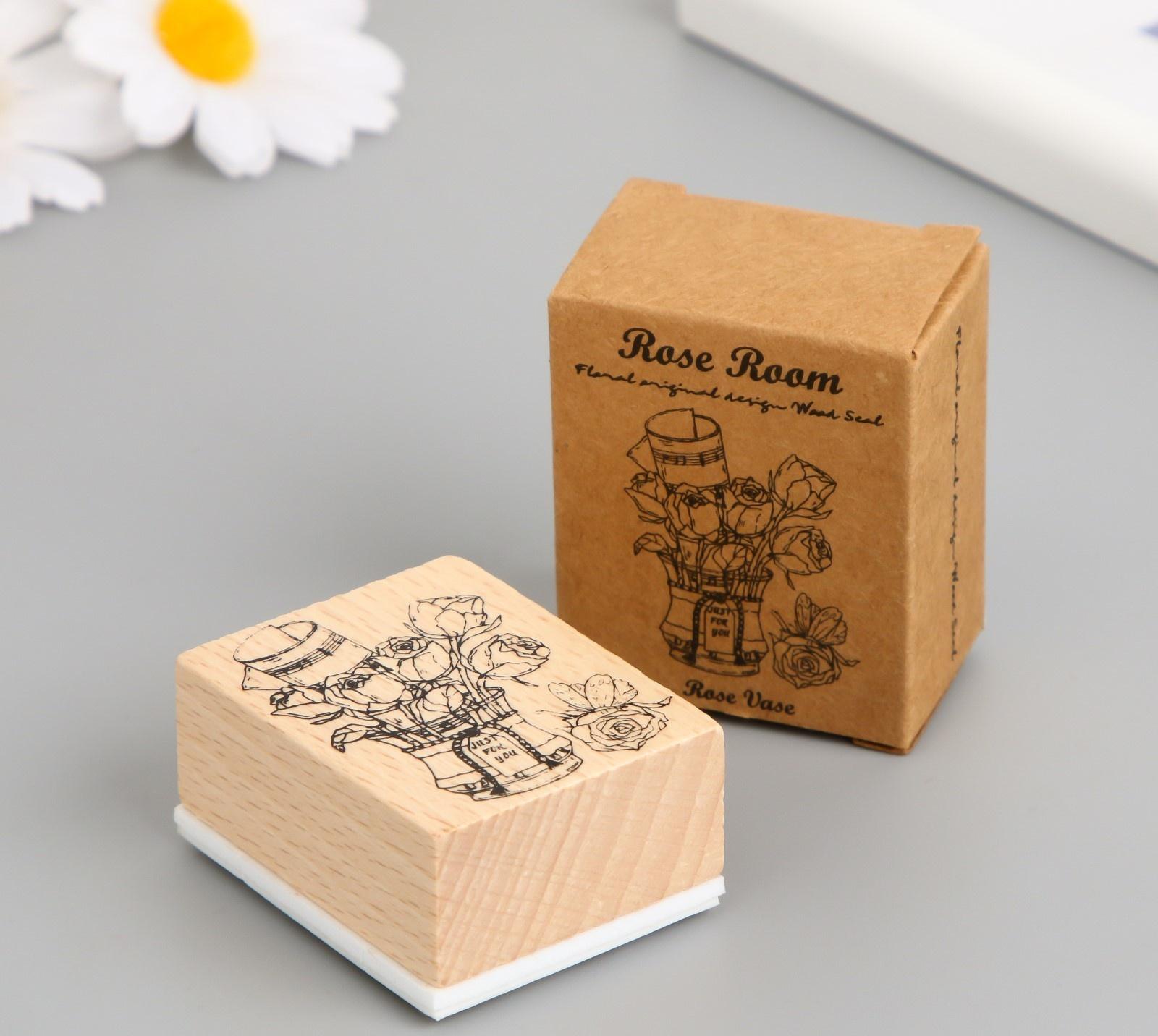 Печать дерево, резина 