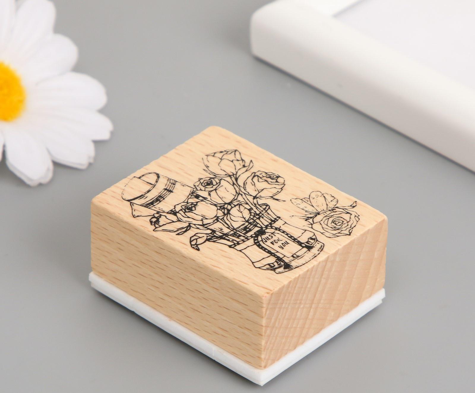 Печать дерево, резина 