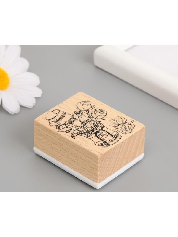 Печать дерево, резина 