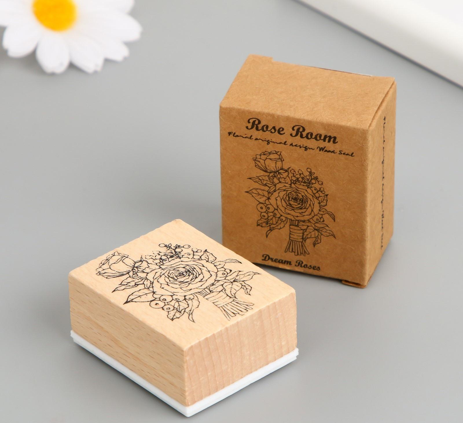 Печать дерево, резина 