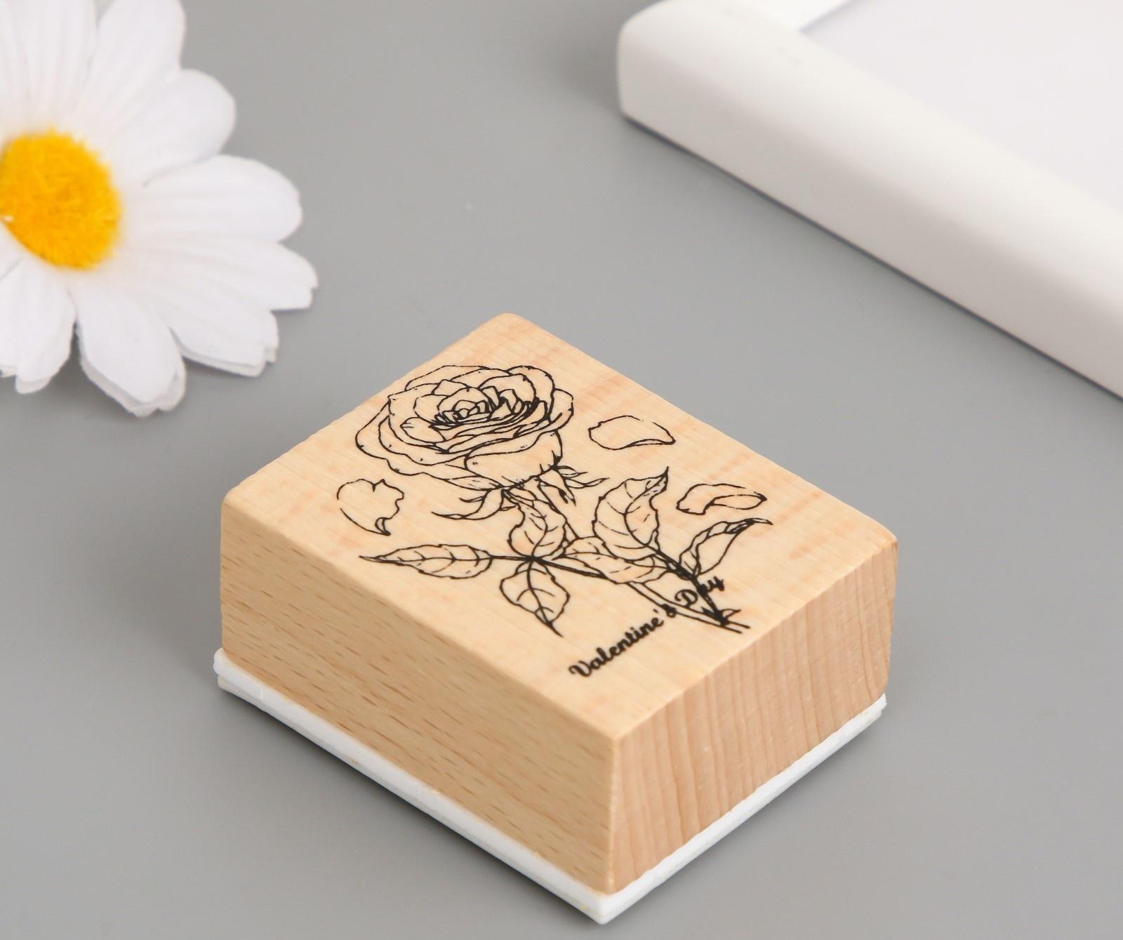 Печать дерево, резина 