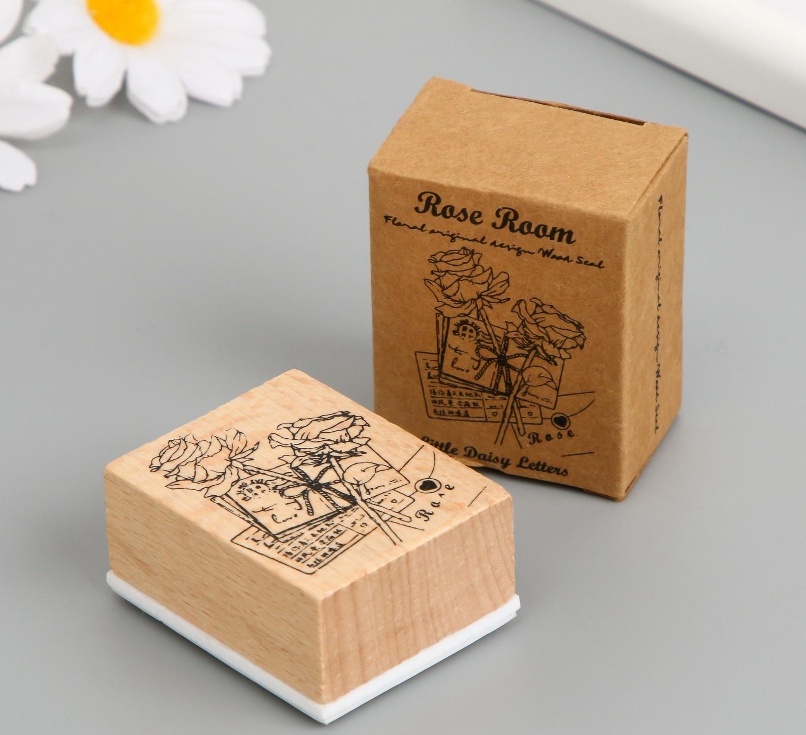 Печать дерево, резина 