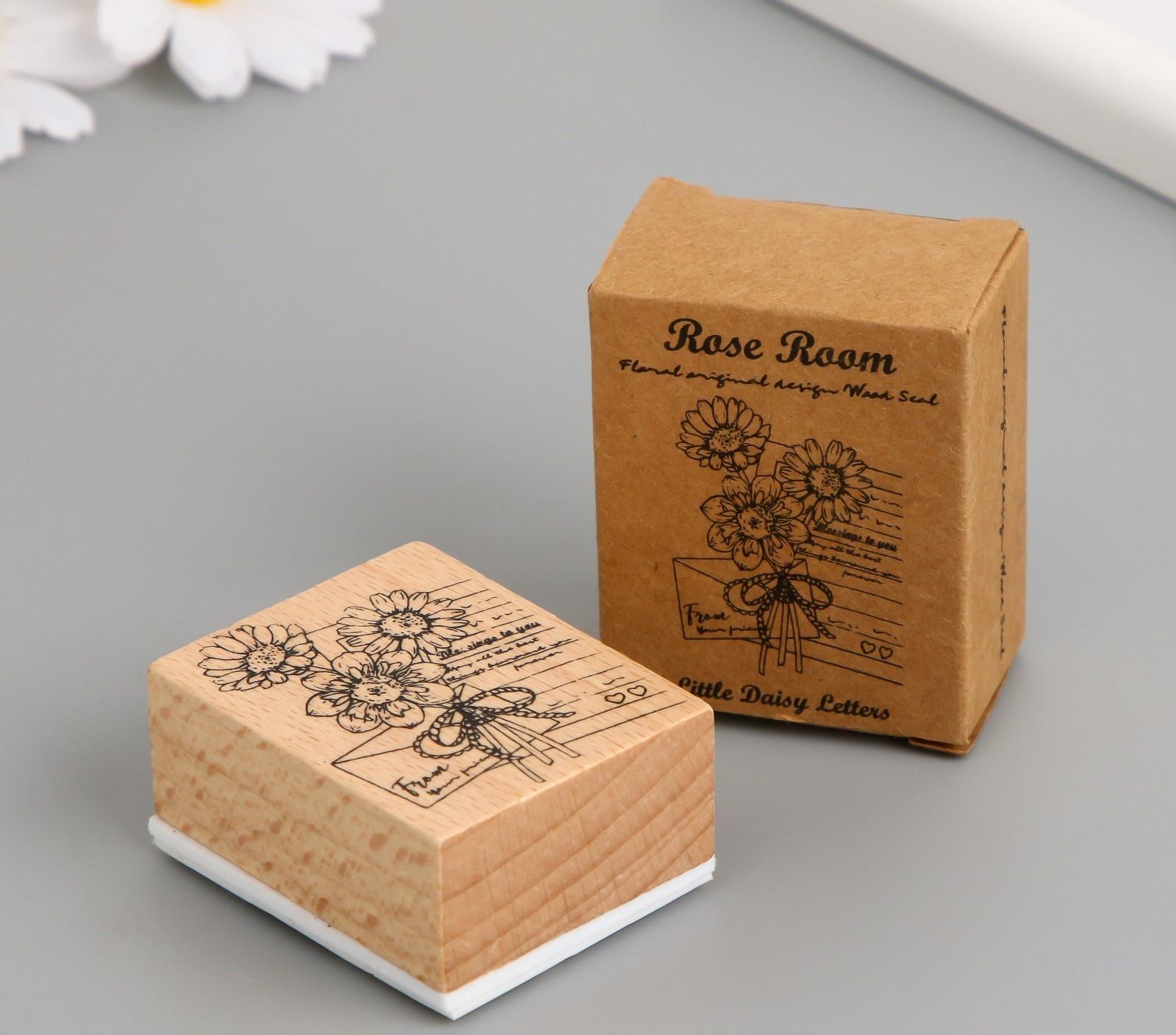 Печать дерево, резина 